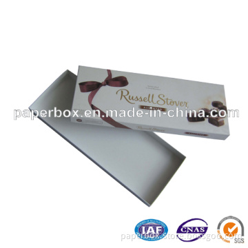 Chocolate Paper Gift Box with Lid and Base (fxs-016)